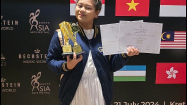 Remaja 14 Tahun ini Berhasil Juarai Asia Arts Festival 2024
