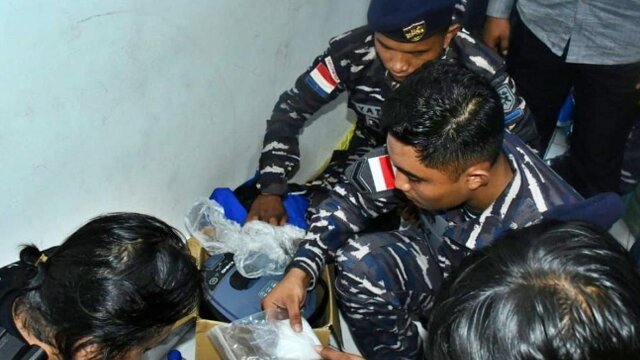 TNI AL Gagalkan Penyeludupan Sabu-sabu Jaringan Internasional dari Malaysia