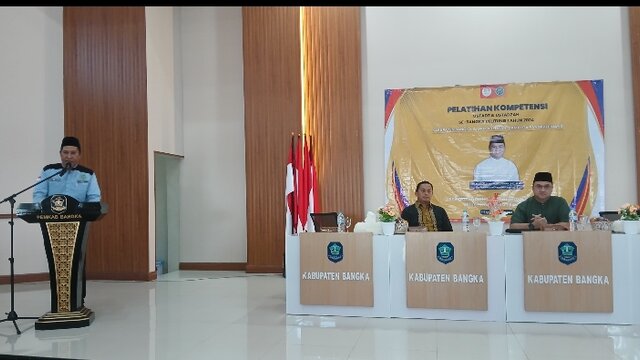 Rosman Djohan Institut Dorong Kompetensi Ustadz dan Ustadzah se-Kabupaten Bangka