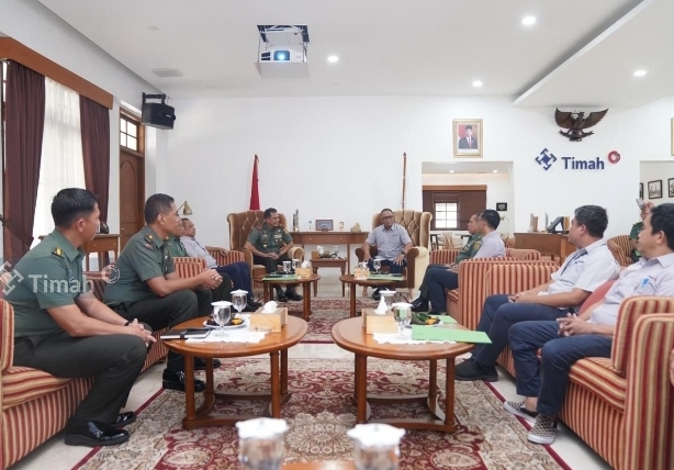 Jalin Sinergi Tentang Pengelolaan Lingkungan, PT Timah Terima Kunjungan Korem 045/Gaya