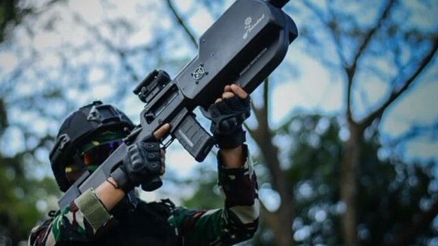 Dukung Pengamanan Upacara HUT Ke-79 RI di IKN, Pindad Perkenalkan Senjata Anti Drone SPS-1