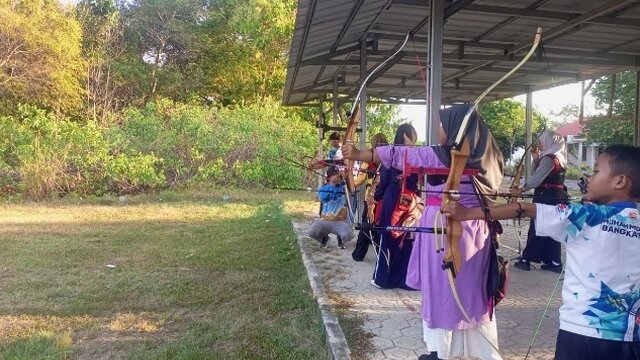 Dukung Prestasi Atlet Panahan di Bangka Barat, PT Timah Fasilitasi Tempat Atlet Berlatih