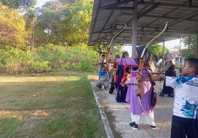 Dukung Prestasi Atlet Panahan di Bangka Barat, PT Timah Fasilitasi Tempat Atlet Berlatih