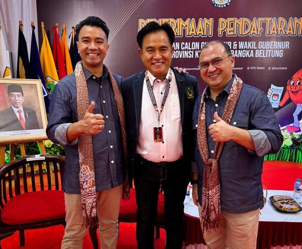 Yusril Ihza Mahendra: Erzaldi-Yuri Harapan Baru Babel, Dukung Paslon BERAMAL