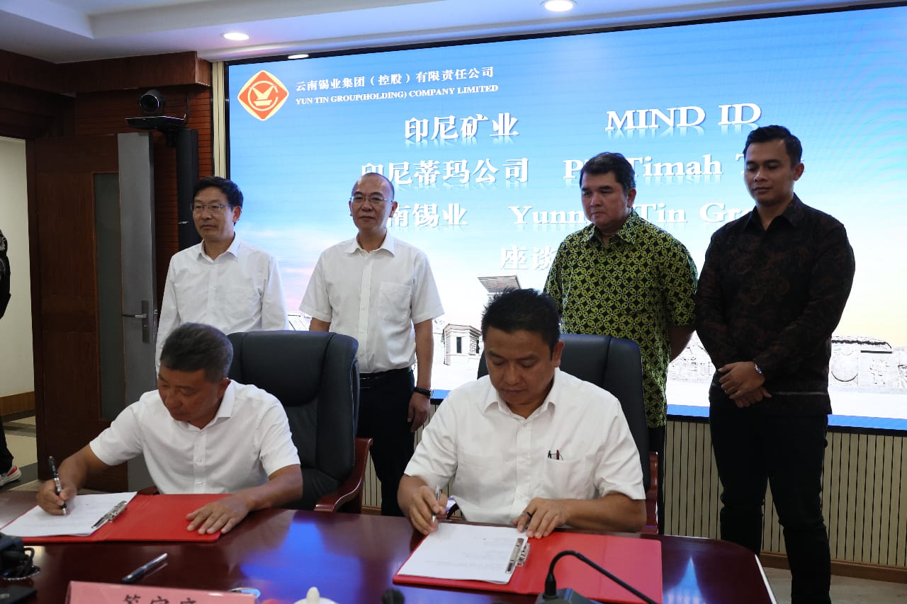 MIND ID Perkuat Posisi di Pasar Global, PT Timah dan Yunnan Tin Jalin Kerja Sama