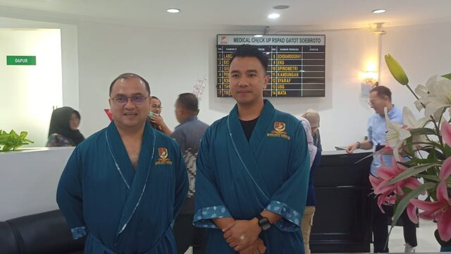 Langkah Awal Menuju Kemenangan, Erzaldi dan Yuri Laksanakan Pemeriksaan Kesehatan di RSPAD