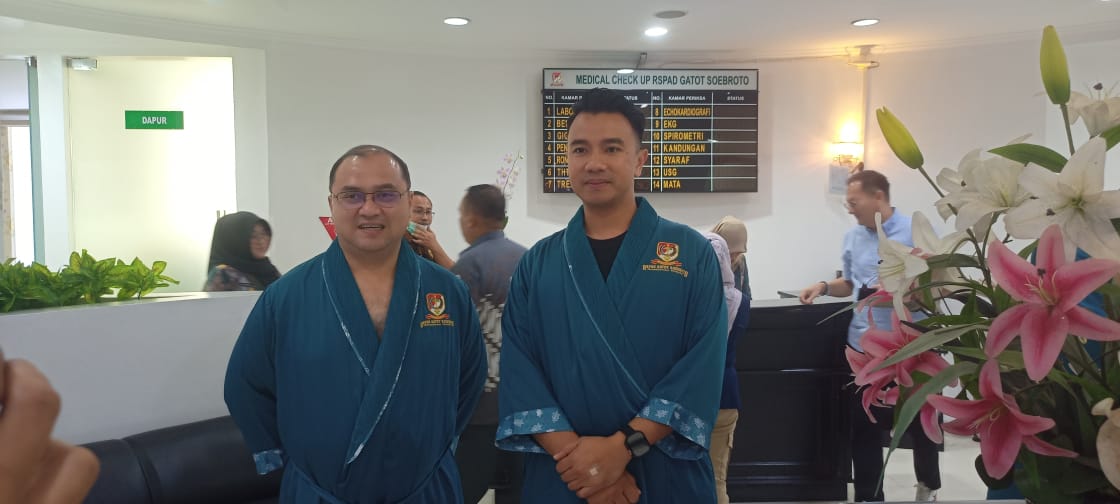 Langkah Awal Menuju Kemenangan, Erzaldi dan Yuri Laksanakan Pemeriksaan Kesehatan di RSPAD