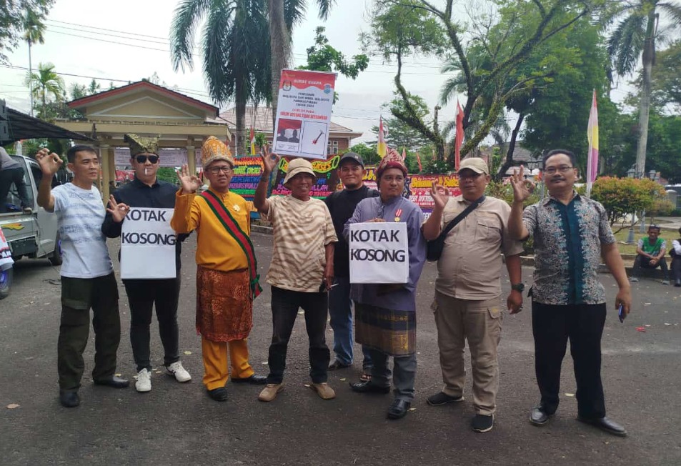 Relawan Kotak Kosong Desak DPRD Pangkalpinang Perjuangkan Hak di Pilkada 2024