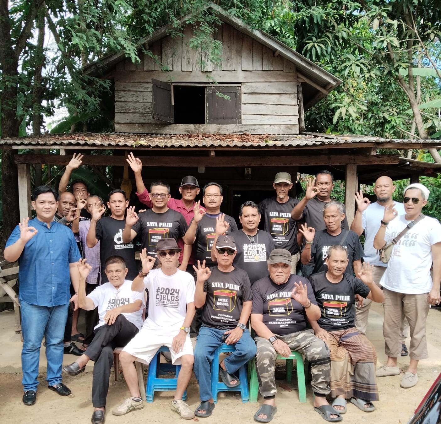 Pondok Aspirasi Babel Dukung Perjuangan Relawan Sosialisasikan Kotak Kosong