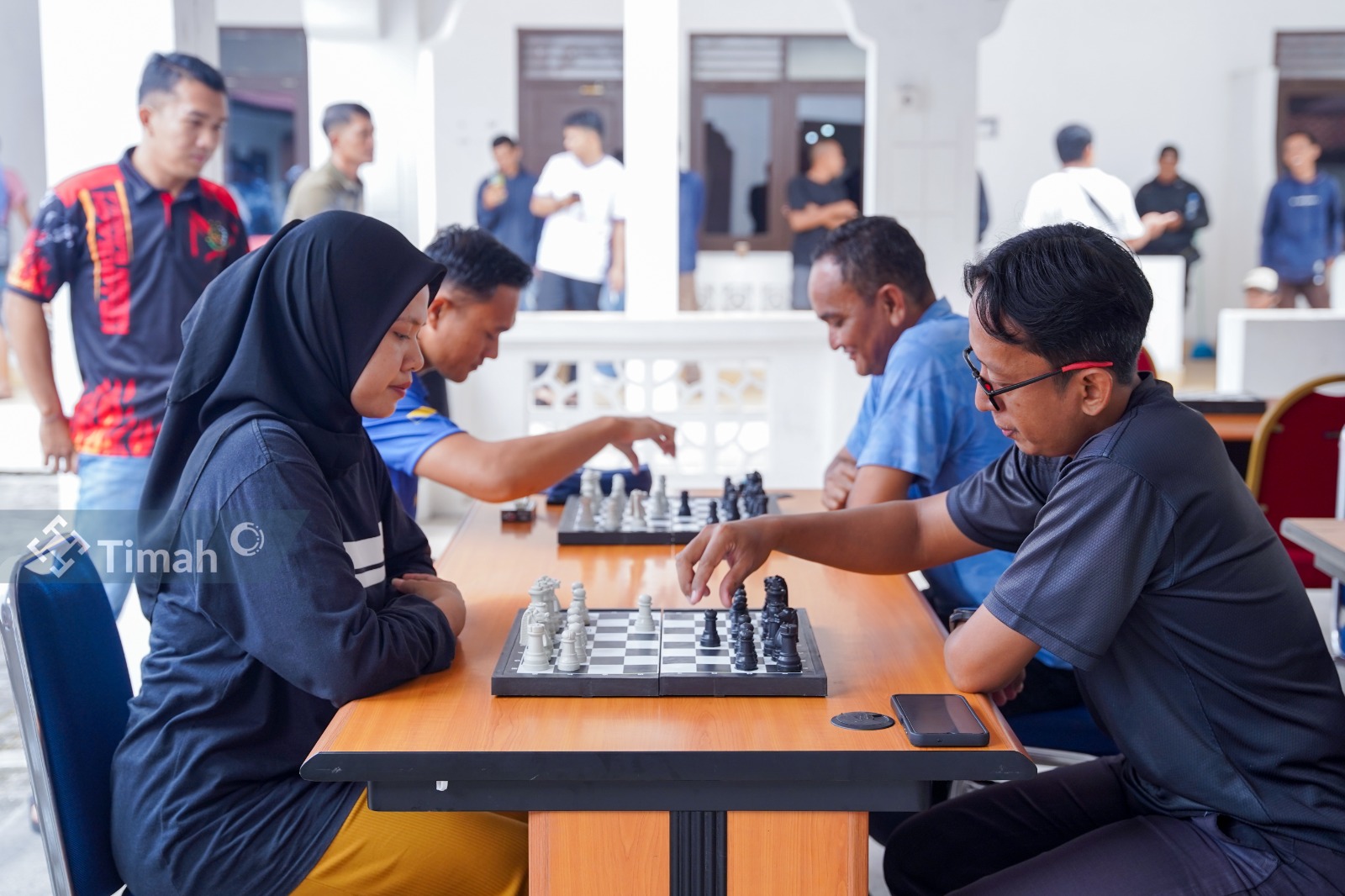 Perkuat Sinergi Antar Instansi, TINS Gelar Turnamen Gaple dan Catur
