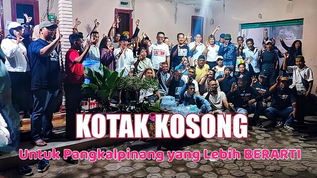 Rumah Aspirasi Kotak Kosong Diresmikan, Simbol Perlawanan Masyarakat Pangkalpinang