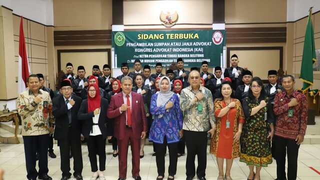 Kongres Advokat Indonesia Babel: Momen Bersejarah Bagi Advokat Muda