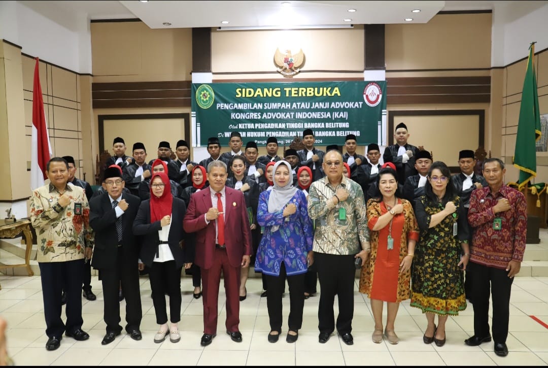 Kongres Advokat Indonesia Babel: Momen Bersejarah Bagi Advokat Muda