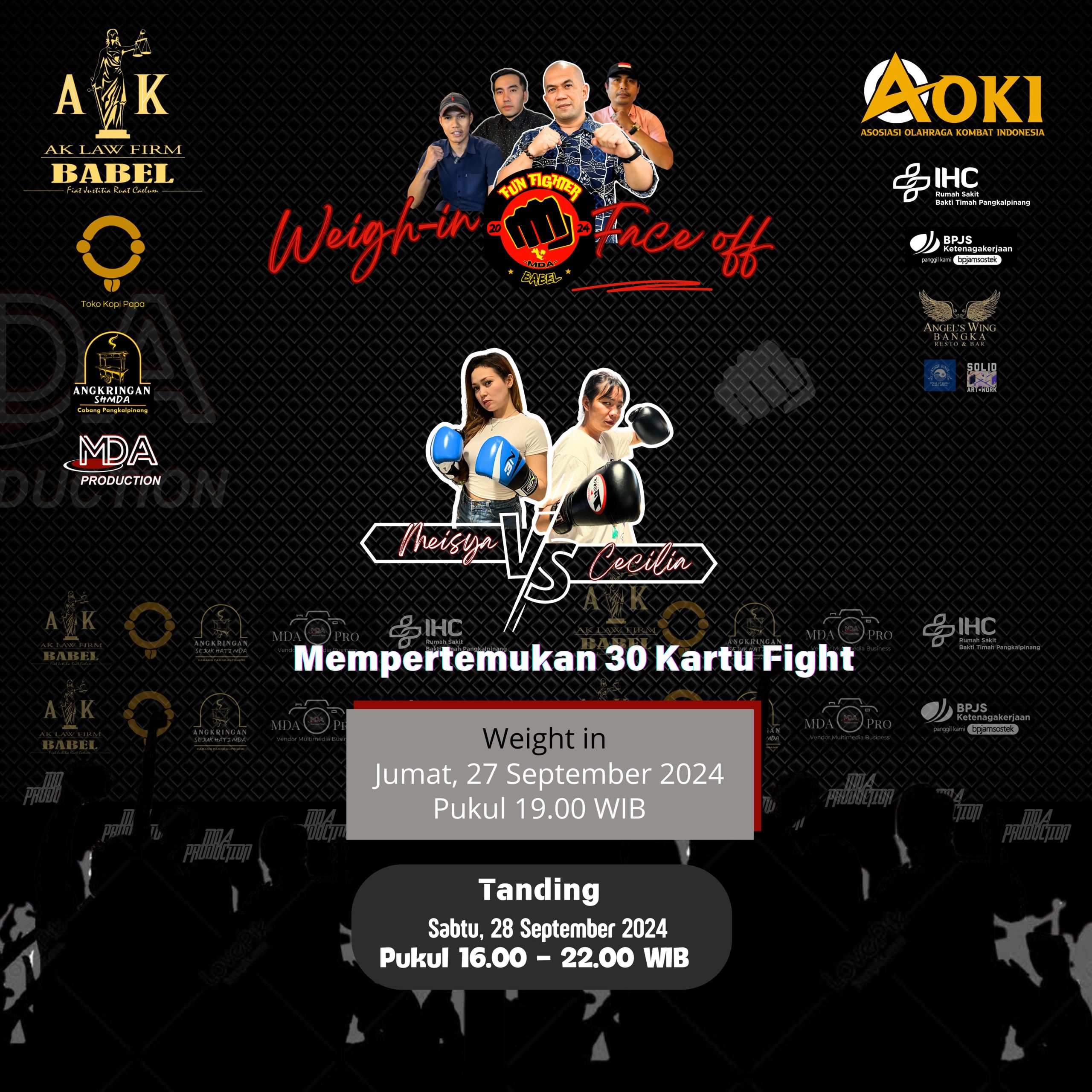 Suka Baku Pukul? Ikuti Event Fun Fighter Babel di Pangkalpinang