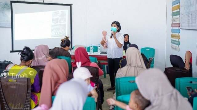 Edukasi Pencegahan Stunting, PT Timah Galakkan Program Kemunting di Desa Lumut