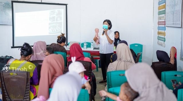 Edukasi Pencegahan Stunting, PT Timah Galakkan Program Kemunting di Desa Lumut