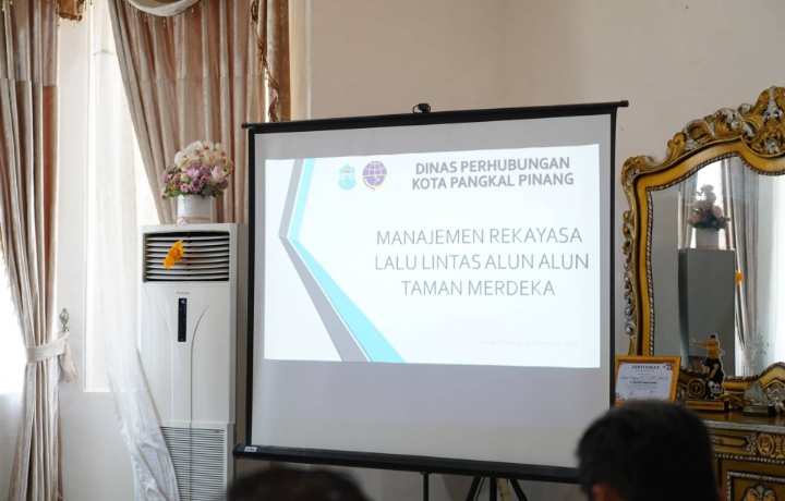 Mulai 1 Oktober, One Way Jalan Diponegoro Kota Pangkalpinang Diberlakukan
