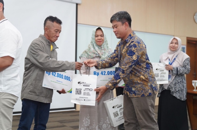 959 Nelayan di Babel dan Riau Terima Perlindungan Jamsos BPJS Ketenagakerjaan dari PT Timah