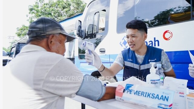 3.230 Warga Rasakan Manfaat Pelayanan Kesehatan Gratis di Mobil Sehat PT Timah