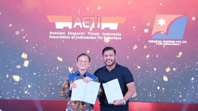 AETI dan Megastar Perkuat Kerjasama Logistik Untuk Dukung Ekspor Timah di Babel