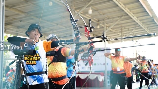 Ratusan Atlet Panahan Ikuti Kompetisi Timah Archery Competition 2024