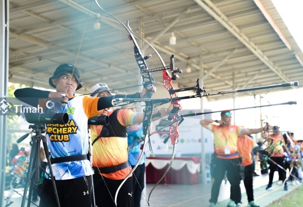 Ratusan Atlet Panahan Ikuti Kompetisi Timah Archery Competition 2024
