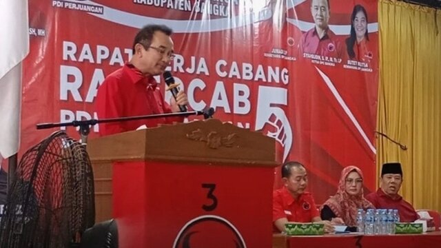 Rudianto Tjen Ajak Seluruh Kader Gotong Royong untuk Memenangkan Pasangan Mulkan-Ramadian di Pilkada Bangka