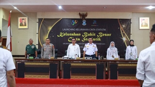 Program Kelurahan Cinta Statistik 2024 Diluncurkan, Bukit Besar Terpilih Sebagai Kelurahan Cantik