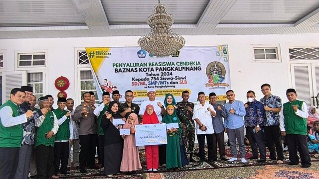 754 Siswa di Pangkalpinang Terima Beasiswa Cendekia