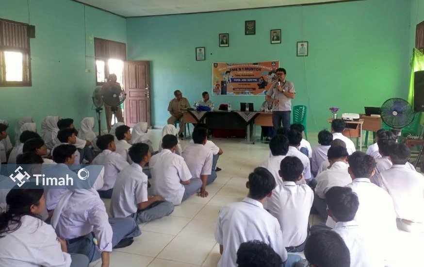 Magang di PT Timah, Siswa SMKN 1 Mentok Dapat Pembekalan Untuk Hadapi Tantangan Industri