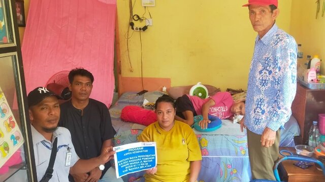 PT Timah Bantu Biaya Pengobatan Pemuda Bangka Selatan yang Berjuang Melawan Tumor