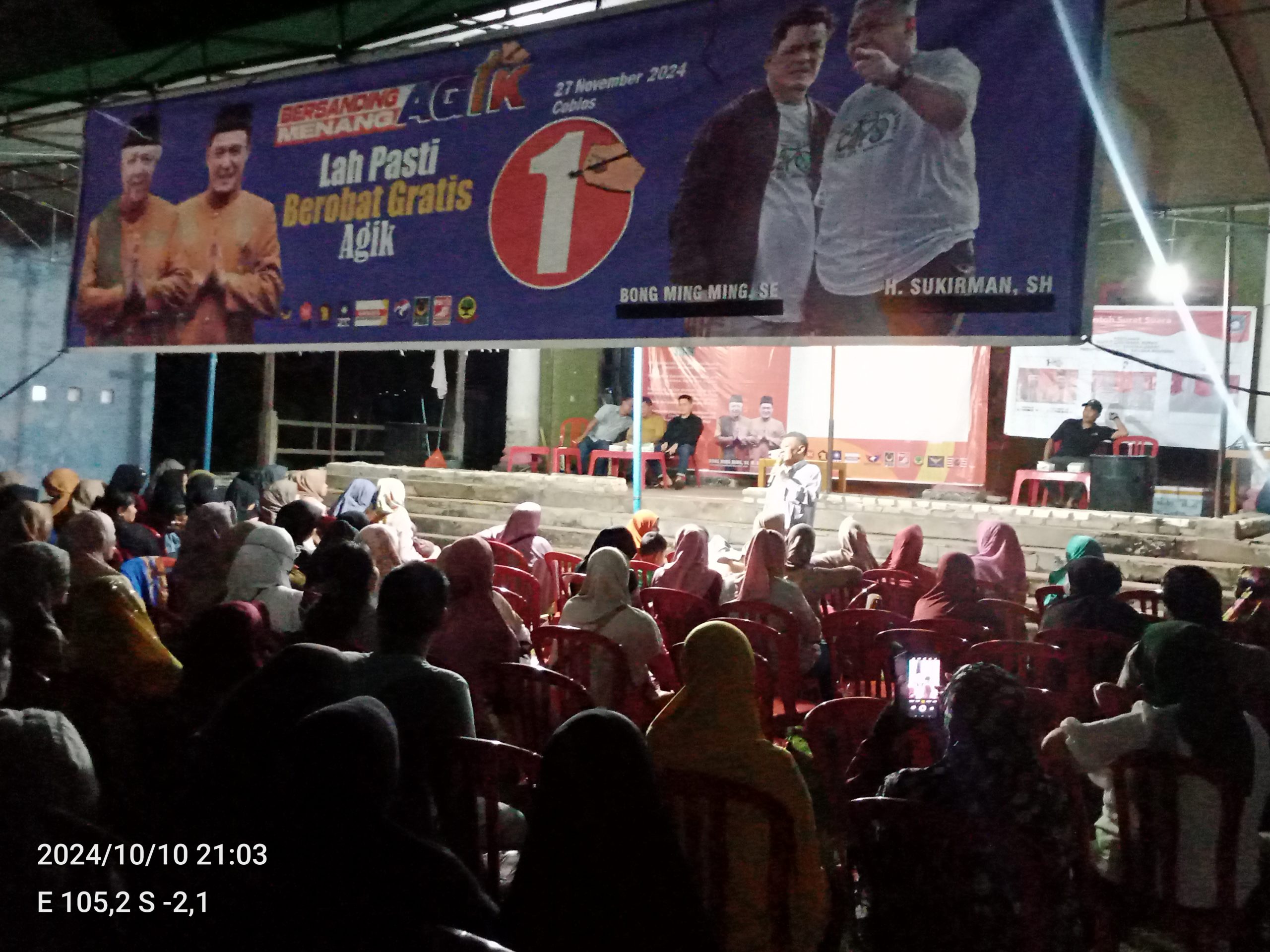 Kampanye BERSANDING, Warga Kelurahan Tanjung Mentok Siap Memilih Sukirman-Bong Ming Ming di Pilkada Bangka Barat 2024
