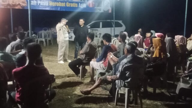 Kampanye Dialogis di Kecamatan Jebus, Paslon Bersanding Dapat Respon Positif Warga