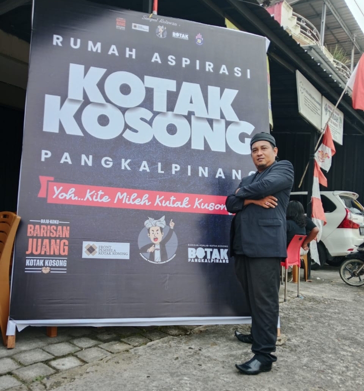 Relawan Kotak Kosong Pangkalpinang Tanggapi Pernyataan Ketua Garuda KPP-RI Selamat Riyadi