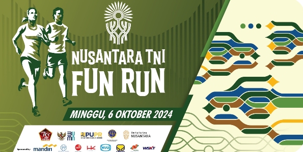 Meriahkan HUT Ke-79 TNI, IKN Jadi Tuan Rumah Acara Nusantara TNI Fun Run 2024