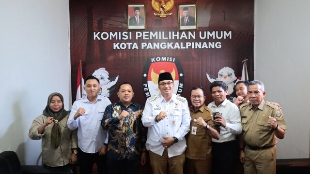 Tingkatkan Partisipasi Pemilih di Pilkada 2024, Pj Wali Kota Bersama KPU Pangkalpinang Terapkan Sejumlah Strategi