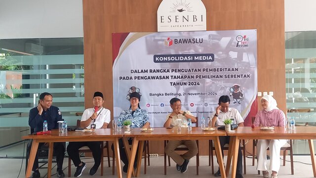 Bawaslu Babel Tingkatkan Peran Media dalam Pengawasan Pemilu 2024