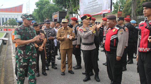 Amankan Pemungutan Suara Pilkada 2024, Polda Babel Gelar Apel Pasukan