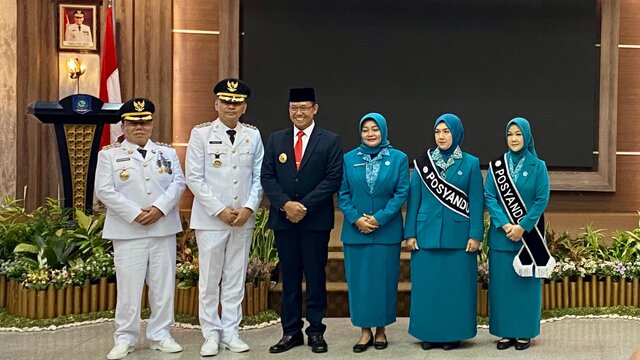 Pj Gubernur Sugito Resmi Melantik 2 Penjabat Kepala Daerah di Bangka Belitung