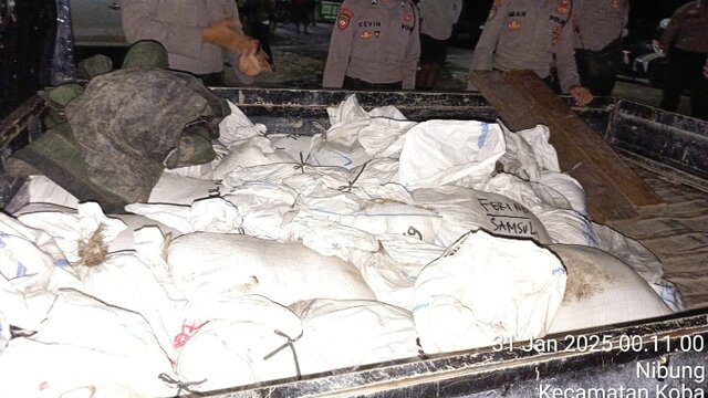 Dua Ton Timah Disita, Kapolres Bangka Tengah Bungkam: Ada Apa?