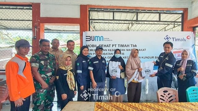 Program Mobil Sehat PT Timah Permudah Akses Kesehatan Bagi Masyarakat Desa Gemuruh