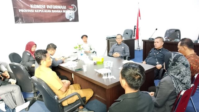 Bawaslu Kota Pangkalpinang dan Bateng Laporkan Layanan Keterbukaan Informasi Publik 2024