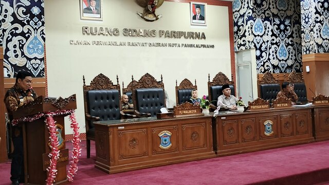 Pj Wali Kota Pangkalpinang Sampaikan LKPJ Tahun Anggaran 2024, Ini Rinciannya