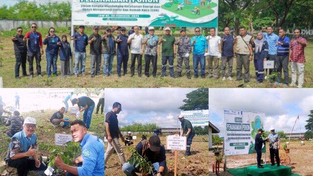 Penanaman Pohon Energi : Aksi Nyata PT Timah, DLH Bangka, PLN dan METI Mendukung Ketahanan Energi