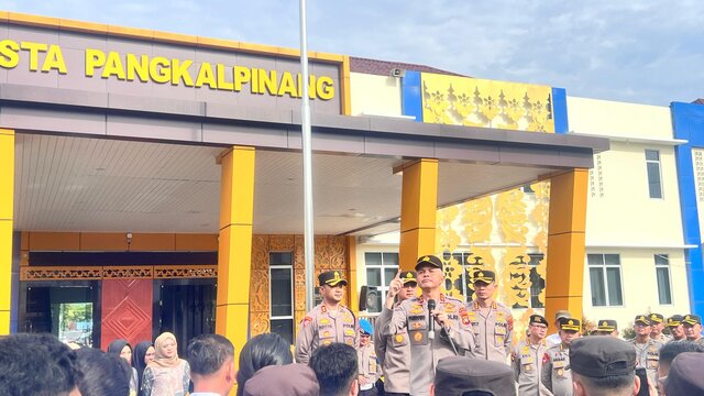 Kapolda Babel Apresiasi Seluruh Personel yang Menjalankan Tugas Pengamanan Lebaran Idul Fitri