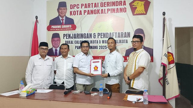 Muda, Tegas, dan Siap Bertarung: Adhy Sarphio Mantapkan Langkah Bersama Gerindra di Pilwako Pangkalpinang