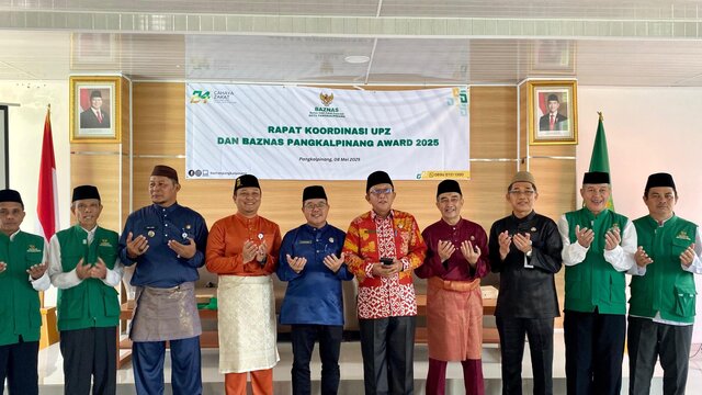 Kantor Kemenag Pangkalpinang Diganjar Penghargaan dari Baznas