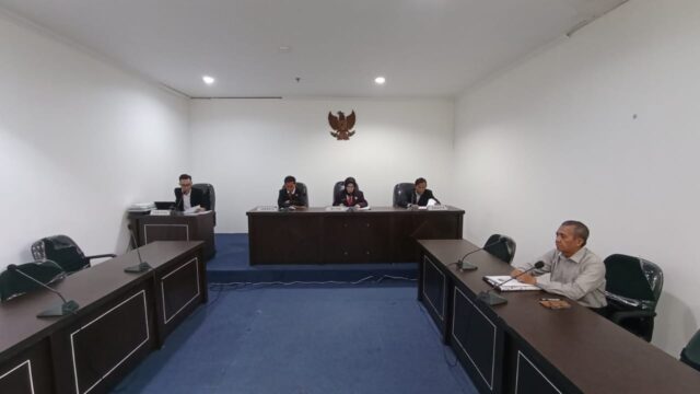 Sidang Sengketa Informasi Publik antara Hanafi dan KPU Belitung Digelar Tanpa Kehadiran Termohon