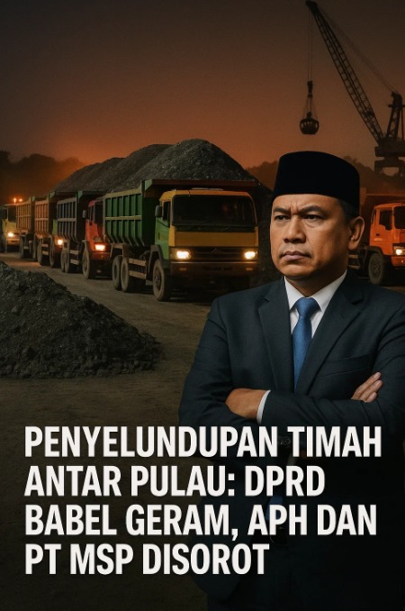 Di Balik Bisnis Smelter 08: Dugaan Penyelundupan Timah Ilegal Belitung Menuju Bangka Menguak