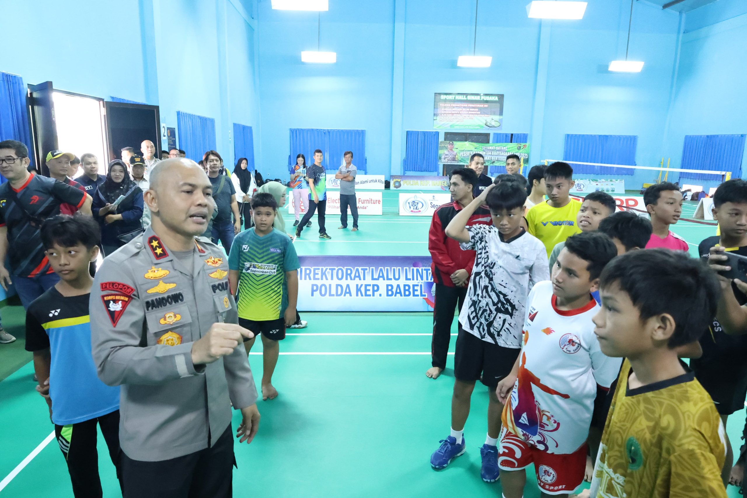Kejuaraan Badminton Bhayangkara Cup 2025 Resmi Dibuka Kapolda Babel